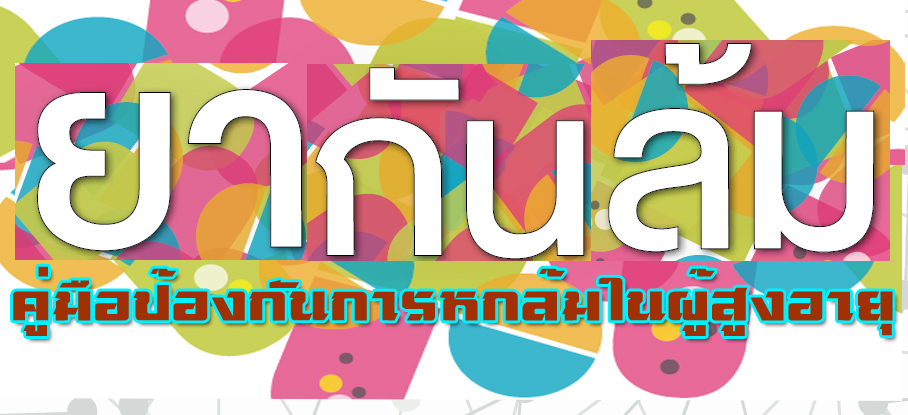 คู่มือป้องกันการหกล้มในผู้สูงอายุใหญ่